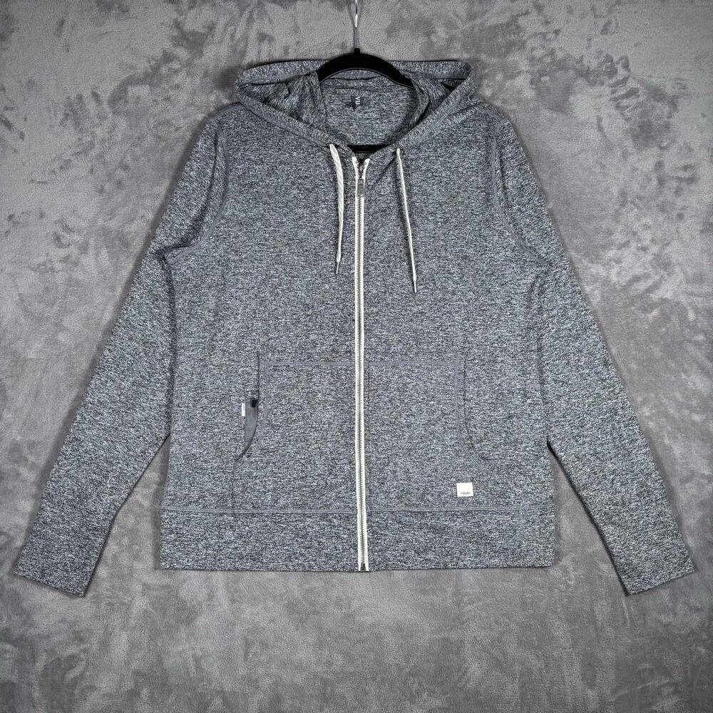 Women’s Vuori Halo Performance Full Zip Hoodie Gray Heather Size Large